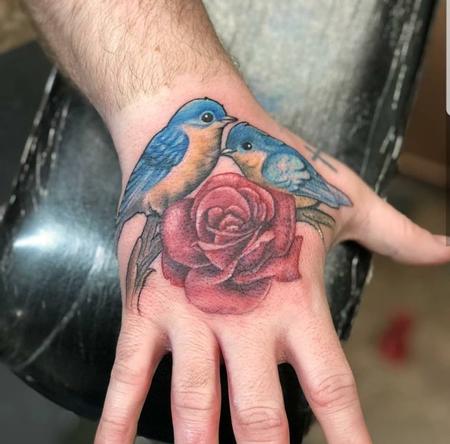 Tattoos - Birds//Rose - 135063